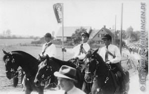 Eugen Konle und Otto Bühler beim Reiterfest Röhlingen, dieses Bild ist von Gebhard Bühler