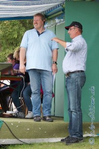 Jürgen Zappe und Helmut Epacher im Gespräch...