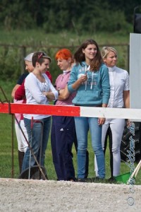 Pauline Müller war die Vorstarterin...