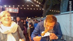 Die Stimmung war gut und das Essen schmeckte...