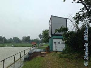 Unser Richterturm ist wieder ohne Beschallungianlage...