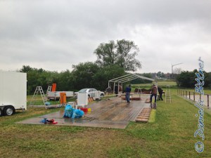 Der Regen hat glücklicherweise nachgelassen...