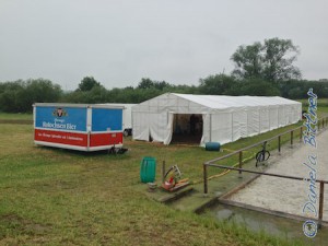 Der Getränkewagen ist gerichtet zum Abholen...