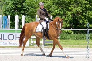 Justina Levanaite ritt Fiona G in der A-Dressur und der Dressurpferde A..