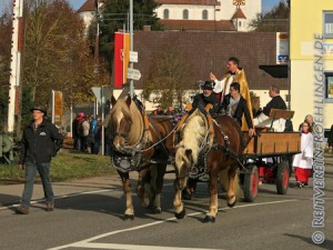 Josef Thomer war mit seiner Kutsche auch wieder dabei...