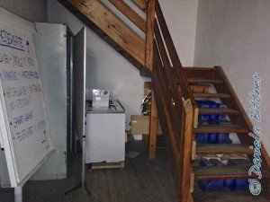Die Spülküche hat bisher hier ihren Platz gefunden...
