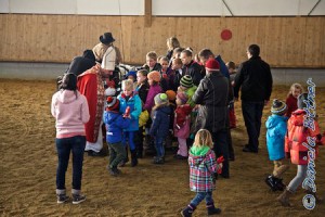 Groß war der Andrang der Kinder...