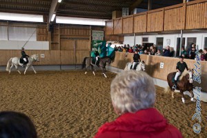 Unsere Ameisenabteilung... Elena Boschatzke auf Ronny, Leonie Esdar auf Fennek, Denis Abele auf Riko und Dominik Esdar auf Hotte...