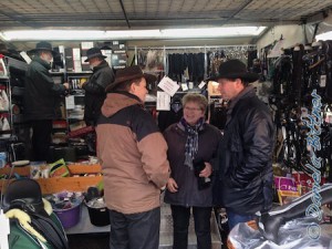 Familie Abele hatte auch in diesem Jahr einen Stand...