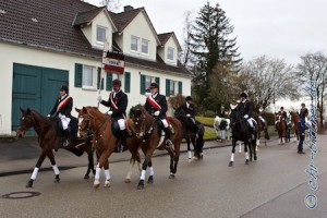 Auf dem Weg zum Aufstellplatz