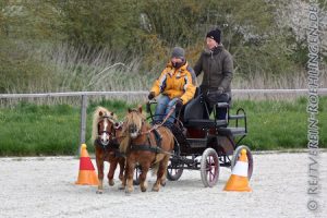 Janine mit ihren Ponys....