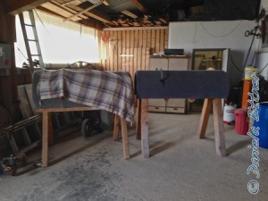 Mit den Volti-Holzpferden kann man gut absperren...