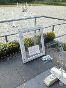 Und das Fenster ist auch für dort oben...