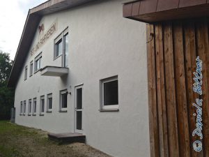 Das Gerüst ist schon abgebaut...