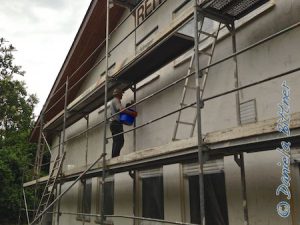 Mit dem Vorstreichen ist er schon ziemlich weit...