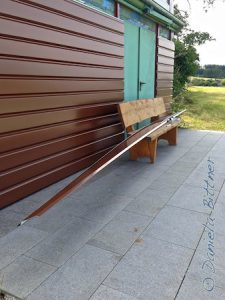 Hier wartet noch ein langes Blech als Abschluss...