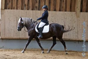 Rebecca Pöschl startete mit ihrer Special Ashley im Reiterwettbewerb und kam auf Platz vier.
