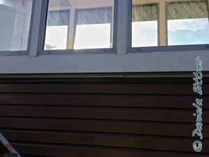 Die verbogene Stelle am Blech des Richterturms hat Josef nebenher auch noch gerichtet... Jetzt sieht alles top aus!