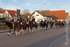 Auf dem Rückweg zur Reithalle...