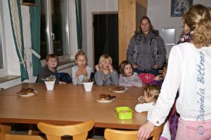 Es gab leckere Plätzchen und Lebkuchen...